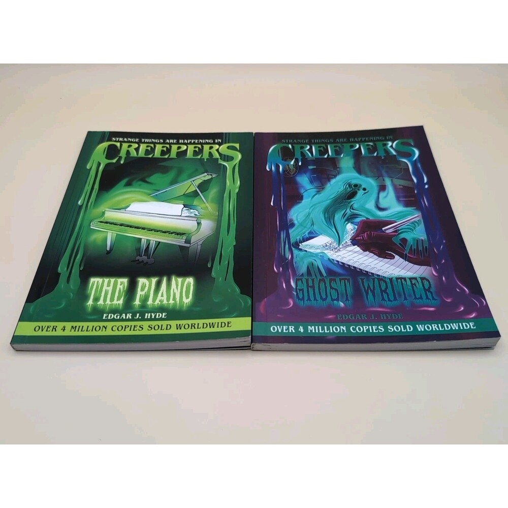 Creepers Scary Stories Series Set of 2 Books by Edgar J. Hyde Horror The Piano